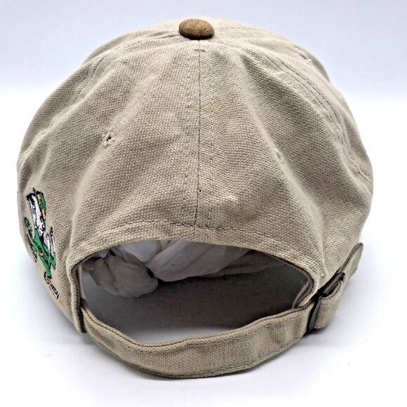 Notre Dame Fighting Irish NCAA American Needle Strapback Ball Cap Tan Official - Picture 6 of 11